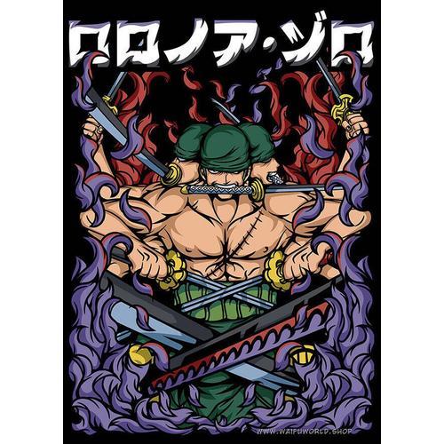 10 Protège-Cartes Roronoa Zoro - One Piece Card Game - Waifuworld - 2024