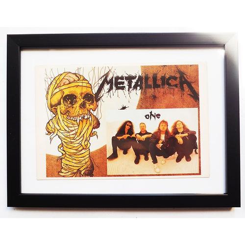 Metallica "One". (Version Horizontale), Carte Postale De Collection, Encadrée, Vintage, Décoration