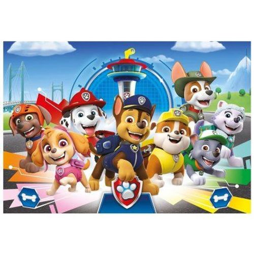 Puzzle 30 Pieces Pat Patrouille - Pret A Partir En Mission - Equipe Chiens Heros Sauvetage - Set Puzzle Enfant + Carte Tigres