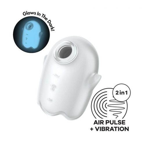 Stimulateur Clito Stimulateur De Clitoris Glowing Ghost Blanc Satisfyer