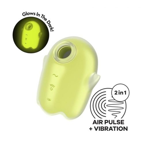 Stimulateur Clito Stimulateur De Clitoris Glowing Ghost Jaune Satisfyer