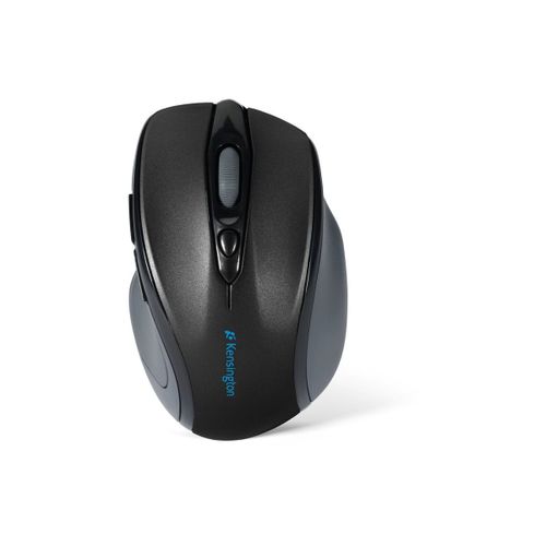 Kensington Pro Fit Mid-Size - Souris - pour droitiers - optique - 6 boutons - sans fil - 2.4 GHz - récepteur sans fil USB - noir