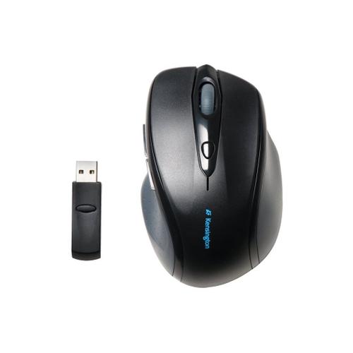 Kensington Pro Fit Full-Size - Souris - pour droitiers - optique - 5 boutons - filaire - USB - noir