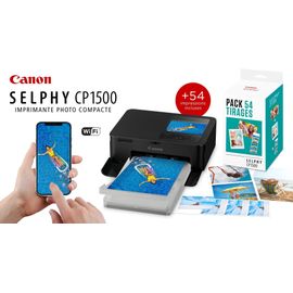 Imprimante photo portable SELPHY CP1500 - Noir CANON
