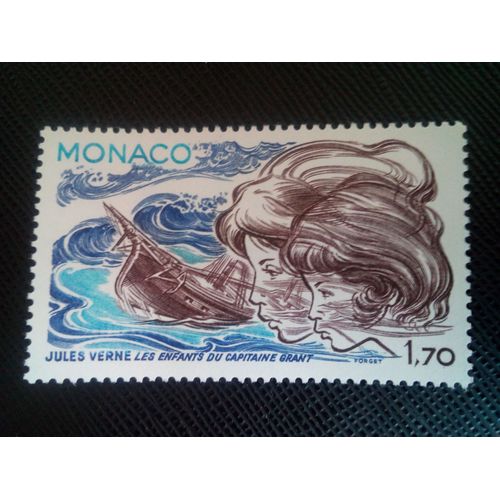 Timbre Monaco Y T 1131 Enfants, Voilier (À La Recherche Des Naufragés) 1978 ( 080208 )