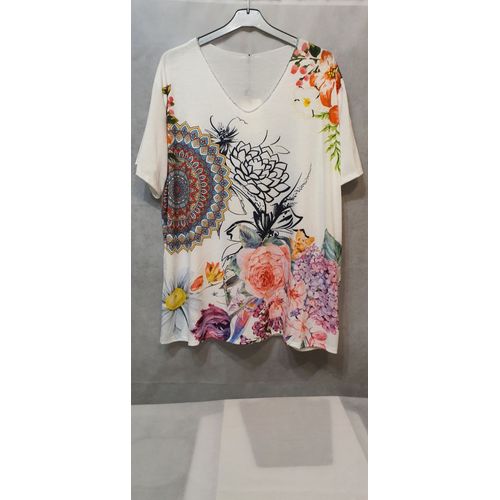 Tunique Ete Multicolore Femme Go Pomelo Paris Taille Unique