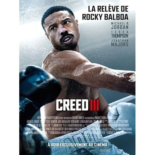 Creed 3 : La Relève De Rocky Balboa - Véritable Affiche De Cinéma Roulée - Format 120x160 Cm - De Denis Villeneuve Avec Michael B. Jordan, Jonathan Majors, Tessa Thompson, Phylicia Rashad - 2023