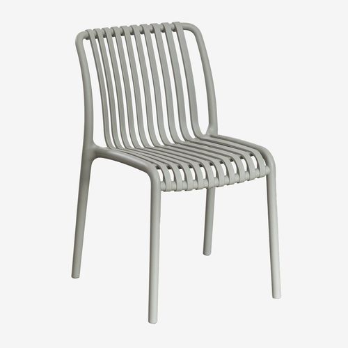 Lot De 4 Chaises De Salle À Manger Empilables Wendell Vert Kaki