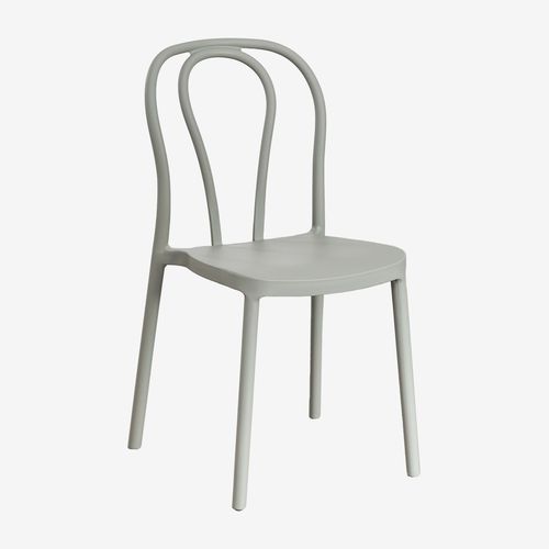 Pack De 4 Chaises De Salle À Manger Empilables Mizzi Vert Kaki