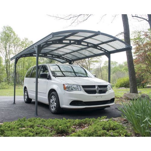 Palram - Carport 14.4m² Gris Anthracite 701945