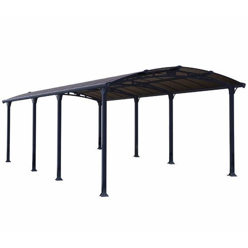 Palram - Carport 30.8m² Gris Anthracite 704340