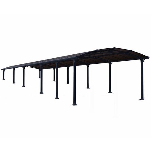 Palram - Carport 46.1m² Gris Anthracite 704642