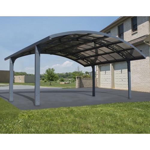 Palram - Carport Double 28.6m² Gris Anthracite 704950