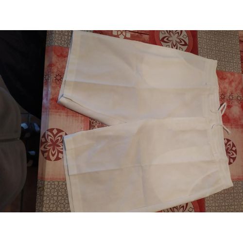 Bermuda Femme Blanc Taille Xl