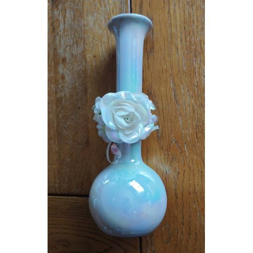 Vase soliflore rose