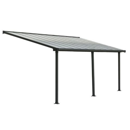 Palram - Pergola 18.3m² Gris Anthracite - 704351