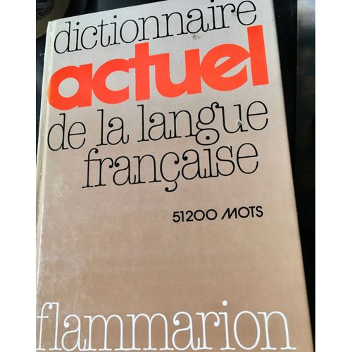 Dictionnaire Actuel De La Langue Française