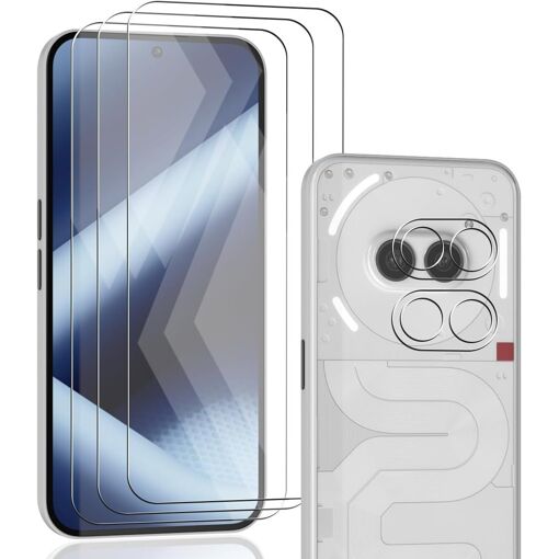 JGD-3+2 Pièces Verre Trempé pour Nothing Phone 2A, Nothing Phone 2A...
