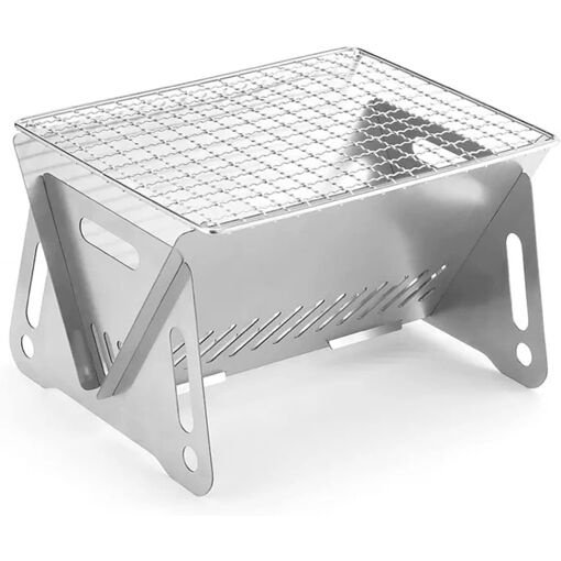 JGD-Mini Barbecue Charbon, Portable Petit Barbecue à Charbon de Tab...