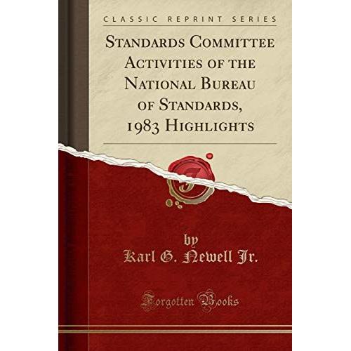 Jr., K: Standards Committee Activities Of The National Burea