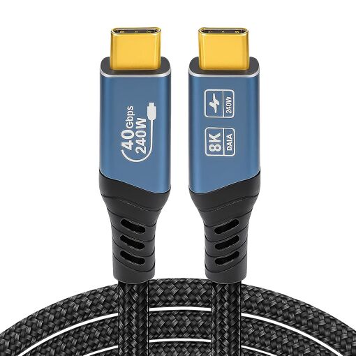 JGD-240W Cable USB C vers USB C, 1M Cable Thunderbolt 4 USB C câble...