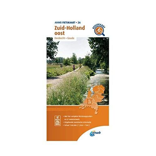 Zuid-Holland Oost. Dordrecht / Gouda.  1 : 66 000