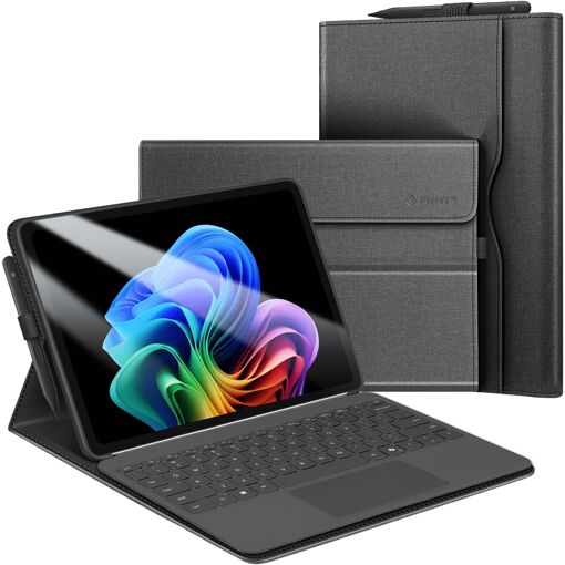 Coque pour Microsoft Surface Pro 12 Pouces 2025, Housse Multipositions