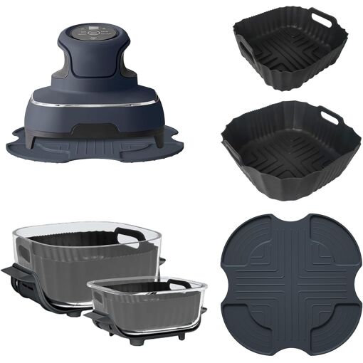 Accessoires Airfryer pour Ninja Crispi FN101GY, Tapis Silicone pour...