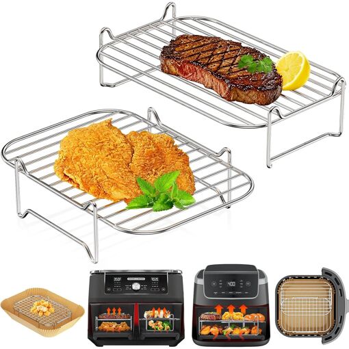 Ninja Grille Air Fryer | 2pcs Accessoires AirFryer Empilables pour ...