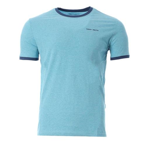 T-Shirt Bleu Homme Teddy Smith 2r