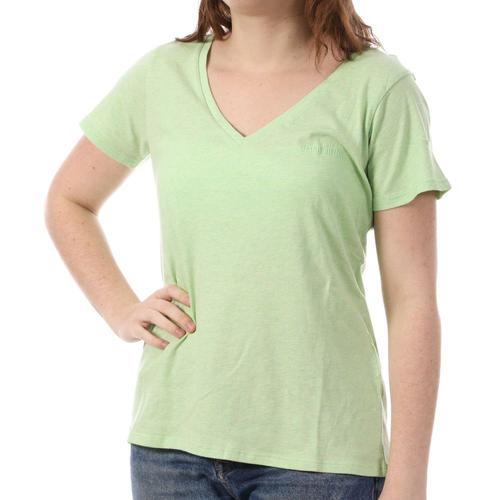 T-Shirt Vert Femme Teddy Smith Narcisse