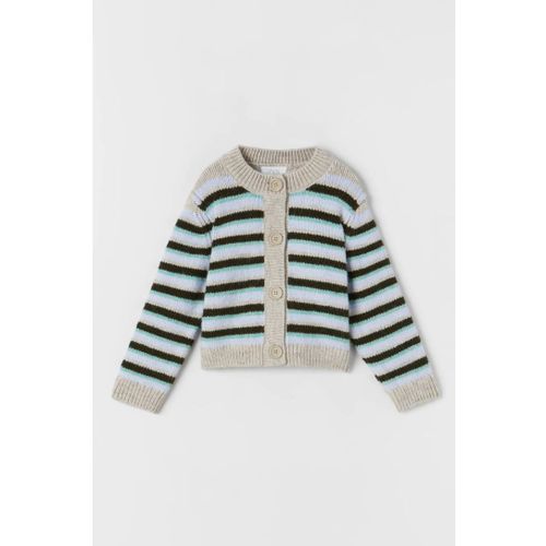 Veste En Maille À Rayures (Zara)