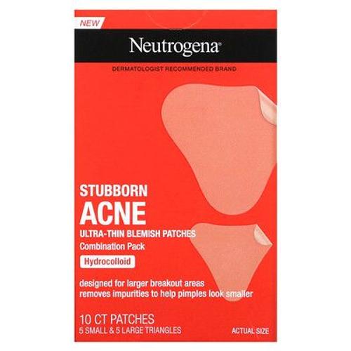 Neutrogena Patchs Anti-Imperfections Ultra-Fins Pour L'acné Tenace, 10 Pièces 