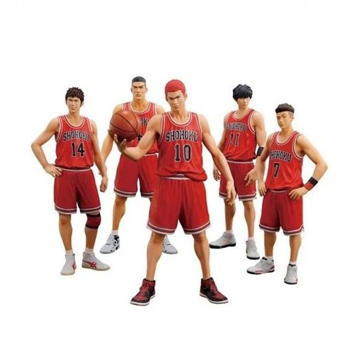 Figurine Slam Dunk - Set 5 Figurines Shohoku Starting Member 17cm