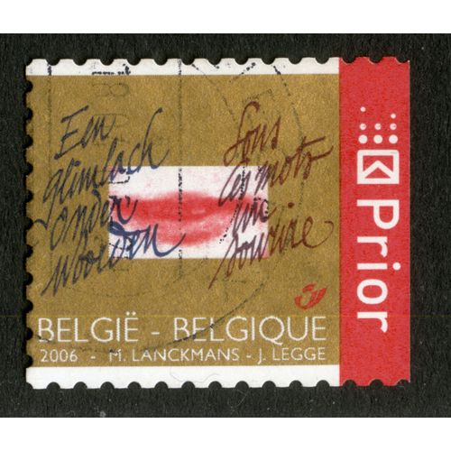 Timbre Oblitéré België - Belgique, 2006 - M. Lanckmans - J. Legge, Prior