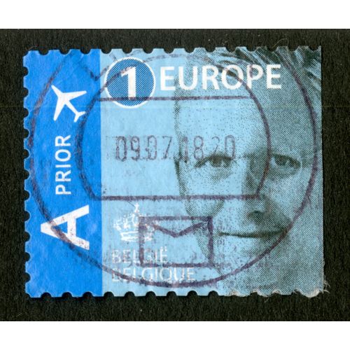 Timbre Oblitéré België - Belgique, A, Prior, Europe, 1