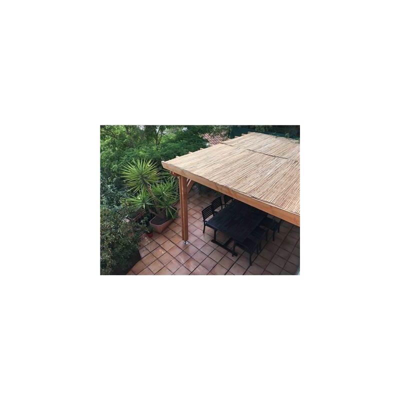 Pergolas Independante, 400cmx400cm, Bois Douglas Français, Carport-...