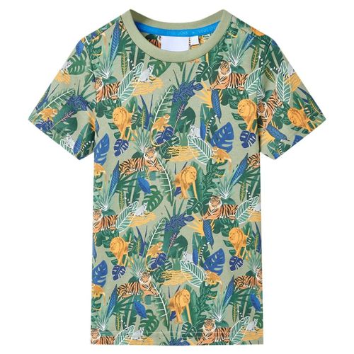 T-Shirt Pour Enfants Avec Manches Courtes Bleu Foncé 92