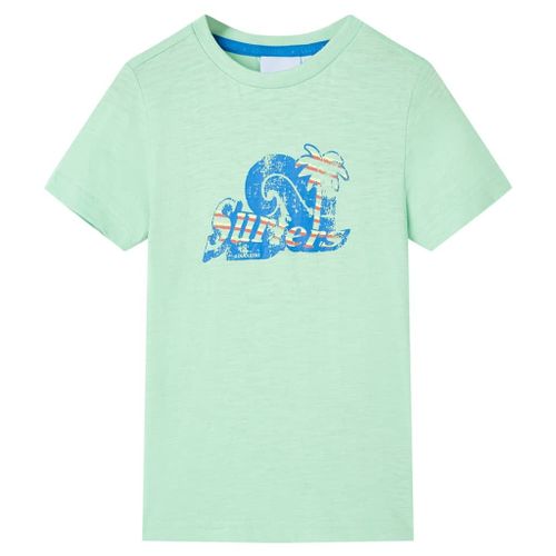 T-Shirt Pour Enfants Avec Manches Courtes Écru 116