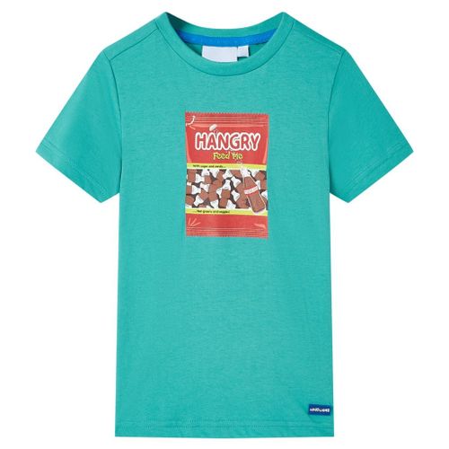 T-Shirt Pour Enfants Avec Manches Courtes Kaki 116
