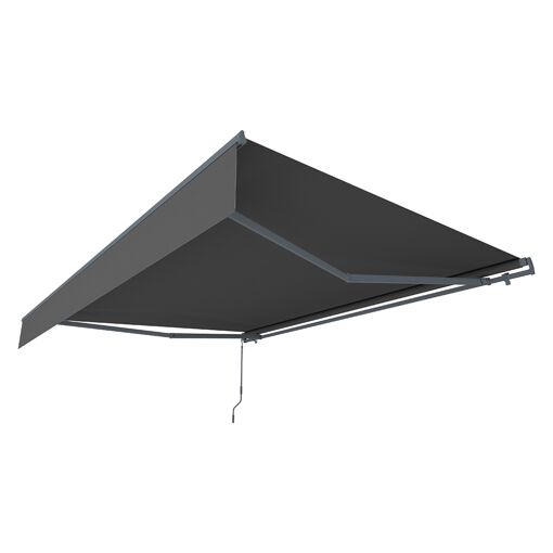 Store banne manuel 3,95 x 3 m en aluminium avec