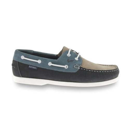 Kaporal Chaussures Bateau Bleue Et Beige