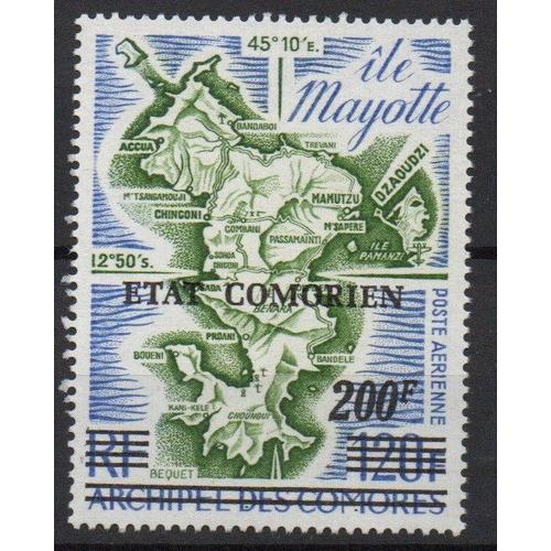Comores Timbres Mayotte Surchargé