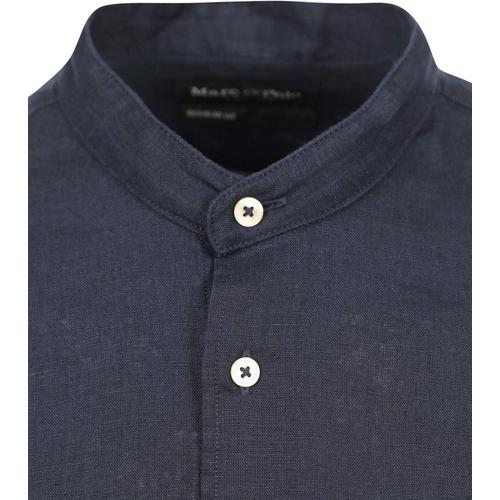 Marc O'polo Chemise De Lin Foncé Bleu Bleu Foncé Taille M