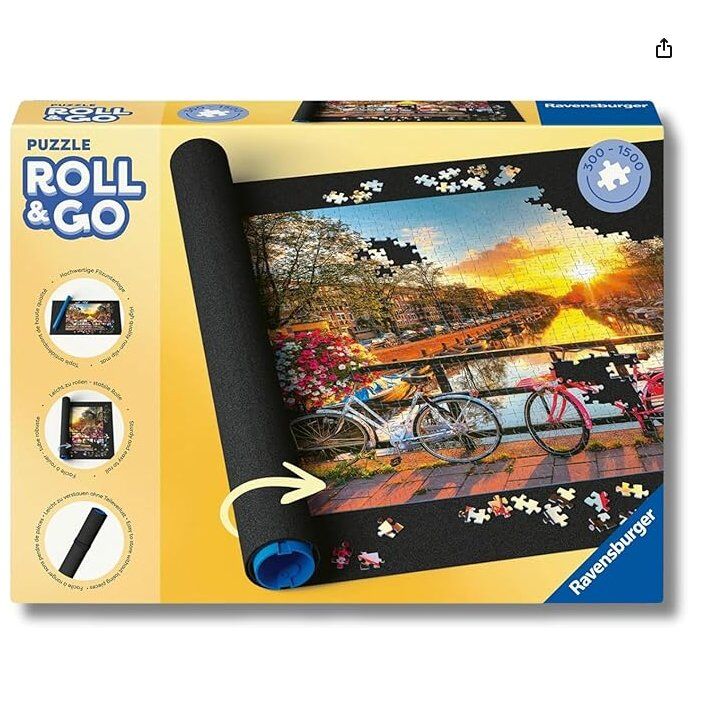 Ravensburger Puzzle Roll & Go - Tapis de rangement pour puzzles...