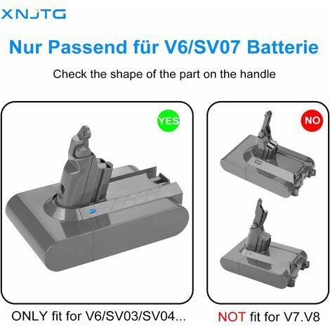 Batterie 21.6V 4000mAh pour Dyson V6 DC58 DC59 DC61 DC62 DC7... - 4