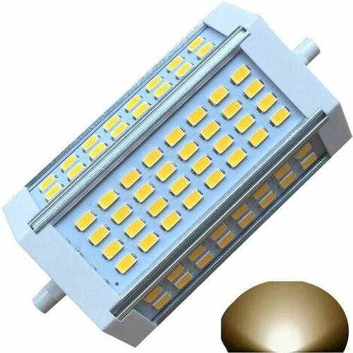 R7s Led J118 118mm Dimmable Ampoule 30w La Lumière 3000k Blanc Chaud Ac 220v 3000lm Fin J Projecteur De J Led Pour Équivalent R7s 300w 400w Halogène Incandescente De Remplacement