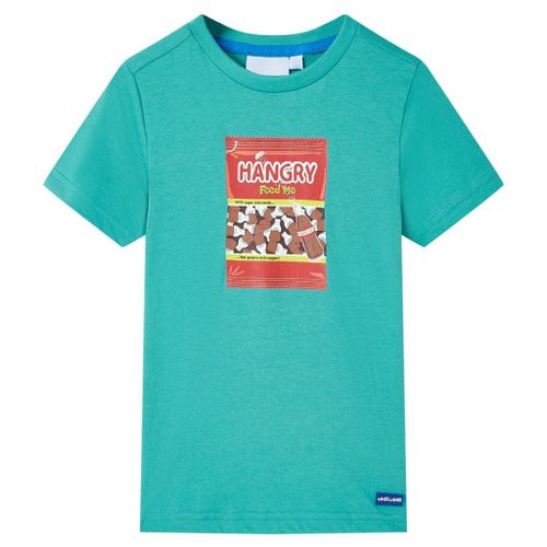 T-Shirt Pour Enfants Avec Manches Courtes Kaki 104