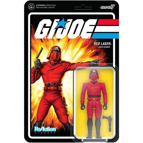 Super7 - G.I. Joe Reaction Figures Wave 5 - Red Laser [Collectables] Action Figure, Figure, Collectible