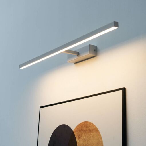 Applique en m&eacute;tal et aluminium Blanc 80 cm